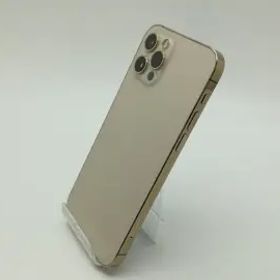 【中古】Apple SoftBank 【SIMロック解除済み】 iPhone 12 Pro 256GB ゴールド MGMC3J/A【新橋】保証期間１ヶ月【ランクC】