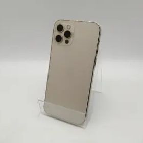 【中古】Apple docomo 【SIMロック解除済み】 iPhone 12 Pro 256GB ゴールド MGMC3J/A【OSU301】保証期間１ヶ月【ランクC】