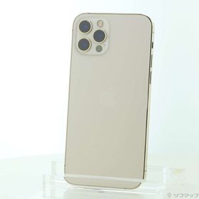 (中古)Apple iPhone12 Pro 256GB ゴールド MGMC3J/A SIMフリー(247-ud)