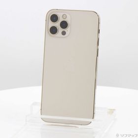 (中古)Apple iPhone12 Pro 256GB ゴールド MGMC3J/A SIMフリー(305-ud)