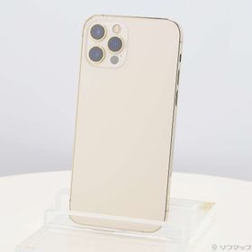 (中古)Apple iPhone12 Pro 256GB ゴールド MGMC3J/A SoftBank(258-ud)