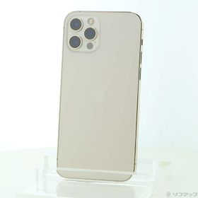 (中古)Apple iPhone12 Pro 256GB ゴールド MGMC3J/A SIMフリー(297-ud)