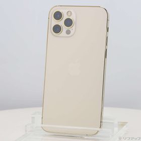 (中古)Apple iPhone12 Pro 256GB ゴールド MGMC3J/A SIMフリー(247-ud)