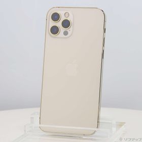(中古)Apple iPhone12 Pro 256GB ゴールド MGMC3J/A SIMフリー(247-ud)