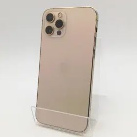 【中古】Apple docomo 【SIMロック解除済み】 iPhone 12 Pro 256GB ゴールド MGMC3J/A【柏】保証期間１ヶ月【ランクC】