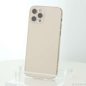 (中古)Apple iPhone12 Pro 256GB ゴールド MGMC3J/A SoftBank(262-ud)