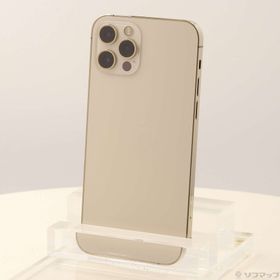 (中古)Apple iPhone12 Pro 256GB ゴールド MGMC3J/A SIMフリー(295-ud)