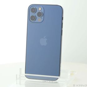 (中古)Apple iPhone12 Pro 256GB パシフィックブルー MGMD3J/A SIMフリー(251-ud)