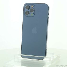 (中古)Apple iPhone12 Pro 256GB パシフィックブルー MGMD3J/A SIMフリー(247-ud)