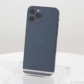 (中古)Apple iPhone12 Pro 256GB パシフィックブルー MGMD3J/A SIMフリー(276-ud)