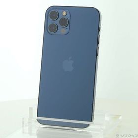 (中古)Apple iPhone12 Pro 256GB パシフィックブルー MGMD3J/A SIMフリー(348-ud)