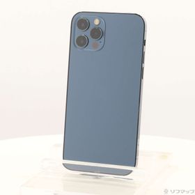 (中古)Apple iPhone12 Pro 256GB パシフィックブルー MGMD3J/A SIMフリー(247-ud)