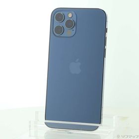 (中古)Apple iPhone12 Pro 256GB パシフィックブルー MGMD3J/A SIMフリー(247-ud)