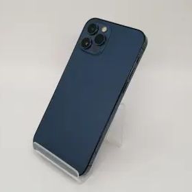 【中古】Apple 国内版 【SIMフリー】 iPhone 12 Pro 256GB パシフィックブルー MGMD3J/A【三宮センター】保証期間１ヶ月【ランクB】