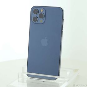 (中古)Apple iPhone12 Pro 256GB パシフィックブルー MGMD3J/A SoftBank(262-ud)