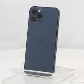 (中古)Apple iPhone12 Pro 256GB パシフィックブルー MGMD3J/A SIMフリー(297-ud)