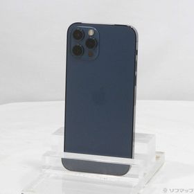 (中古)Apple iPhone12 Pro 256GB パシフィックブルー MGMD3J/A SIMフリー(276-ud)