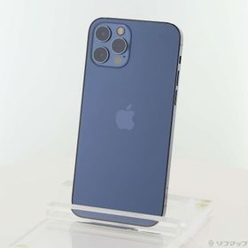 (中古)Apple iPhone12 Pro 256GB パシフィックブルー MGMD3J/A SIMフリー(368-ud)