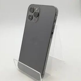 【中古】Apple SoftBank 【SIMロック解除済み】 iPhone 12 Pro 512GB グラファイト MGMF3J/A【柏】保証期間１ヶ月【ランクC】