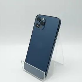 【中古】Apple 国内版 【SIMフリー】 iPhone 12 Pro 512GB パシフィックブルー MGMJ3J/A【博多】保証期間１ヶ月【ランクB】