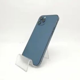 【中古】Apple au 【SIMロック解除済み】 iPhone 12 Pro 512GB パシフィックブルー MGMJ3J/A【新宿】保証期間１ヶ月【ランクC】