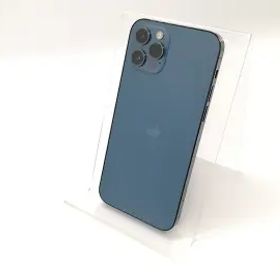 【中古】Apple docomo 【SIMロック解除済み】 iPhone 12 Pro 512GB パシフィックブルー MGMJ3J/A【新橋】保証期間１ヶ月【ランクB】