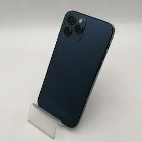 【中古】Apple docomo 【SIMロック解除済み】 iPhone 12 Pro 512GB パシフィックブルー MGMJ3J/A【OSU301】保証期間１ヶ月【ランクC】