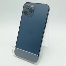 【中古】Apple SoftBank 【SIMロック解除済み】 iPhone 12 Pro 512GB パシフィックブルー MGMJ3J/A【秋葉3号】保証期間１週間【ランクC】