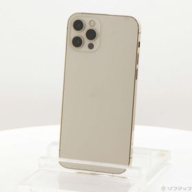 (中古)Apple iPhone12 Pro 128GB ゴールド NGM73J/A SIMフリー(269-ud)