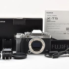 [良品] 富士フイルム X-T5 シルバー ミラーレス一眼 デジタルカメラ ボディ 元箱付 FUJIFILM 付属品完備 #3012279A
