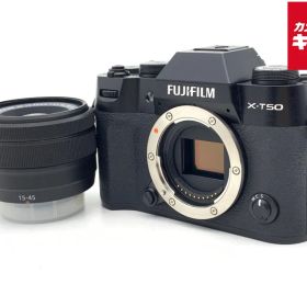 【中古】 【良品】 フジフイルム X-T50 XC15-45mmレンズキット ブラック