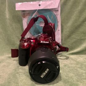 ニコン D5300 レンズキット RED 美品シャッター数6000代