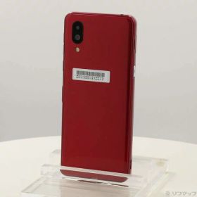 【中古】SHARP(シャープ) シンプルスマホ6 64GB ルビーレッド SHSHZ3 Softbank SIMフリー 【198-ud】