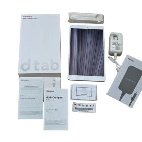 docomo dtab Compact d-01J シルバー 動作確認済 未使用