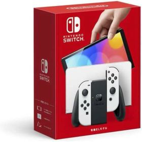 【整備済み品】 任天堂 Nintendo Switch 有機ELモデル ホワイト HEG-S-KAAAA ニンテンドー スイッチ 保存メモリ64GB付属 OLED 180日保証 [video game]