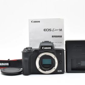 ■ほぼ新品■ CANON キヤノン EOS Kiss M ミラーレス一眼カメラ ボディー ブラック #C734