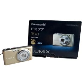 【美品】Panasonic LUMIX DMC-FX77-N デジカメ箱付属品有