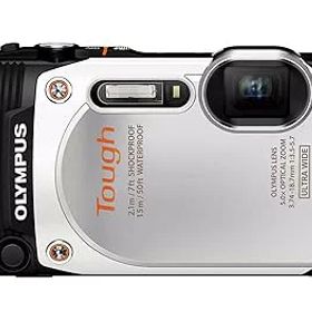 【中古】OLYMPUS デジタルカメラ STYLUS TG-860 Tough ホワイト 防水性能15m 可動式液晶モニター TG-860 WHT