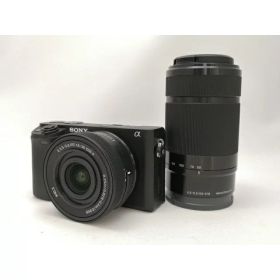 【中古】SONY α6400 ILCE-6400X ダブルズームレンズキット ブラック【新宿2】保証期間1ヶ月【ランクA】