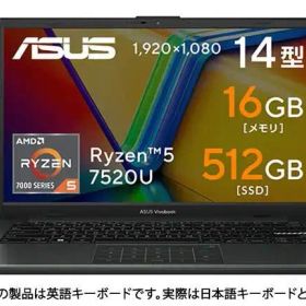 ASUS Vivobook 14 Ryzen5 7520U/16GB/512GB