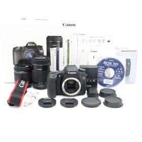 ショット数1406！最上級品■ほぼ新品■ CANON EOS 70D ダブルズームキット 番:715