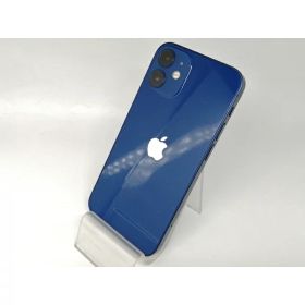 【中古】Apple au 【SIMロック解除済み】 iPhone 12 mini 64GB ブルー MGAP3J/A【OSU301】保証期間1ヶ月【ランクC】