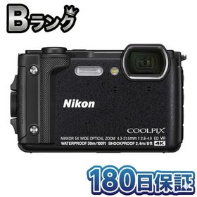 【整備済み品】 Nikon COOLPIX W300 BK クールピクス 防水 防塵 耐寒 耐衝撃 4K動画 デジカメ ブラック 180日保証
