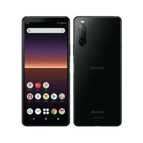【SIMロック解除済】docomo Xperia10 II SO-41A Black SONY 当社3ヶ月間保証 中古 イオシス