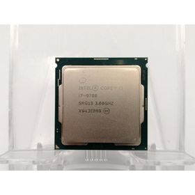 【中古】Intel Core i7-9700 (3GHz/TB:4.7GHz/SRG13/R0) bulk LGA1151/8C/8T/L3 12M/UHD630/TDP65W【ECセンター】保証期間１週間