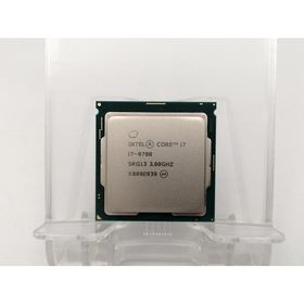 【中古】Intel Core i7-9700 (3GHz/TB:4.7GHz/SRG13/R0) bulk LGA1151/8C/8T/L3 12M/UHD630/TDP65W【ECセンター】保証期間１週間