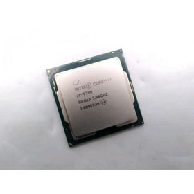 【中古】Intel Core i7-9700 (3GHz/TB:4.7GHz/SRG13/R0) bulk LGA1151/8C/8T/L3 12M/UHD630/TDP65W【ECセンター】保証期間１週間