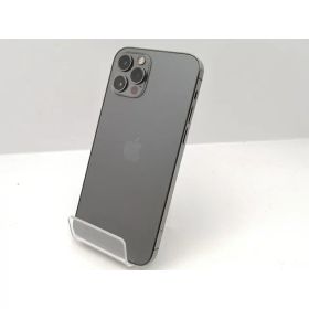 【中古】Apple SoftBank 【SIMロック解除済み】 iPhone 12 Pro 128GB グラファイト MGM53J/A【新宿東口】保証期間1ヶ月【ランクC】