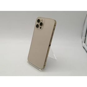 【中古】Apple SoftBank 【SIMロック解除済み】 iPhone 12 Pro 128GB ゴールド MGM73J/A【札幌南2条】保証期間1週間【ランクC】