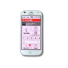 docomo らくらくスマートフォン F-42A ホワイト ワンセグTV FMラジオ 防犯ブザー 災害時の情報収集などに ネット制限〇